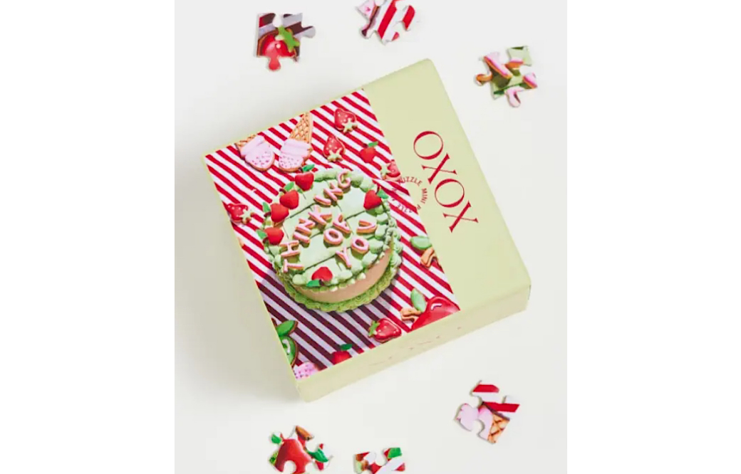 XOXO Mini Puzzle Greeting Card