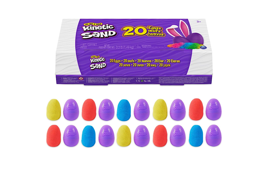 Kinetic Sand Easter Eggs