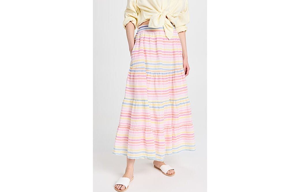 Banjanan Tiered Rainbow Skirt