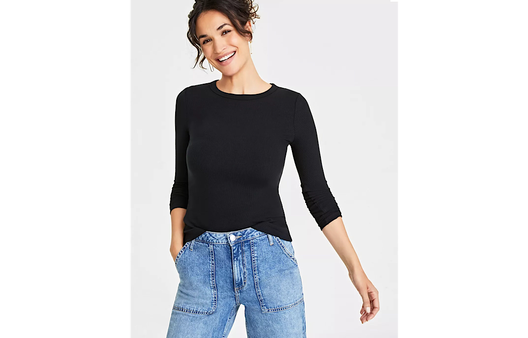 On 34th Ribbed Tee