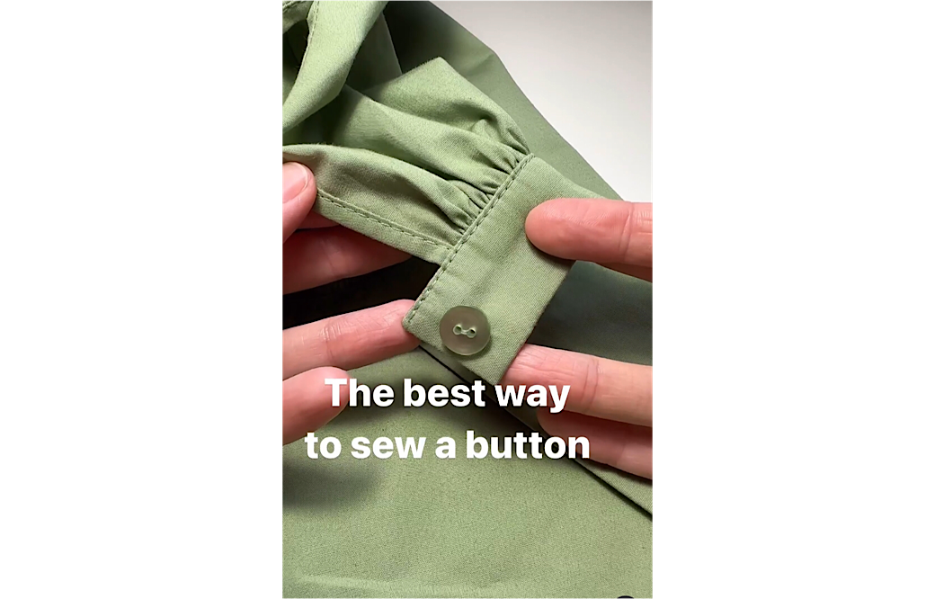 Button Sewing Tutorial