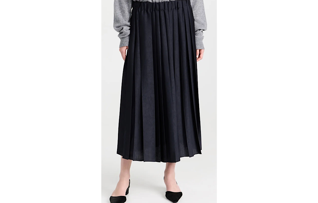 Tibi Pleated Skirt