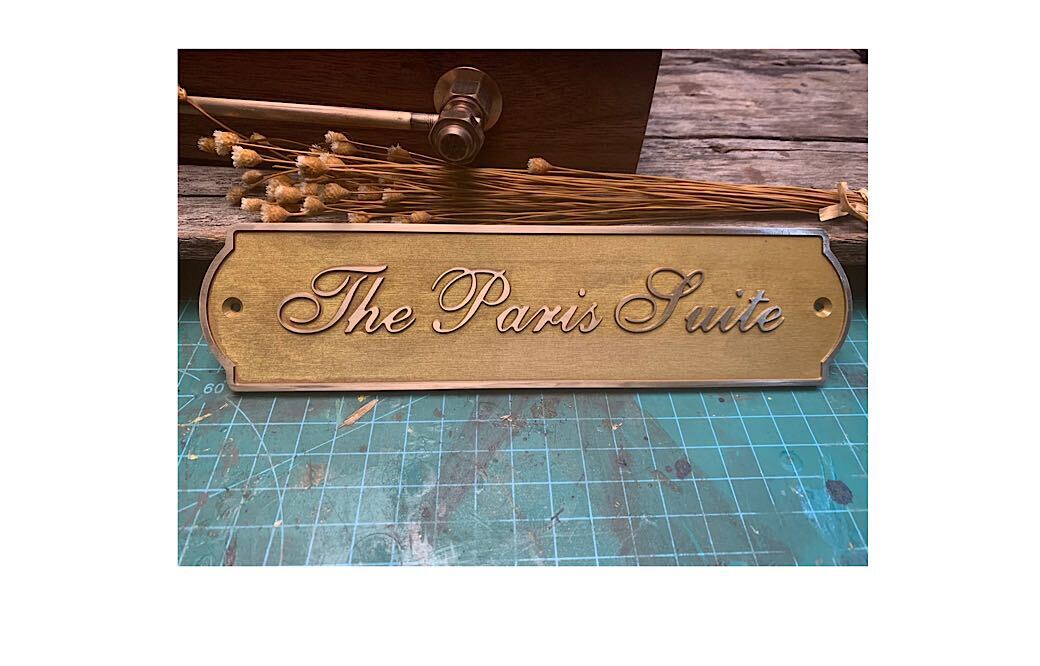 Personalized Brass Plaques