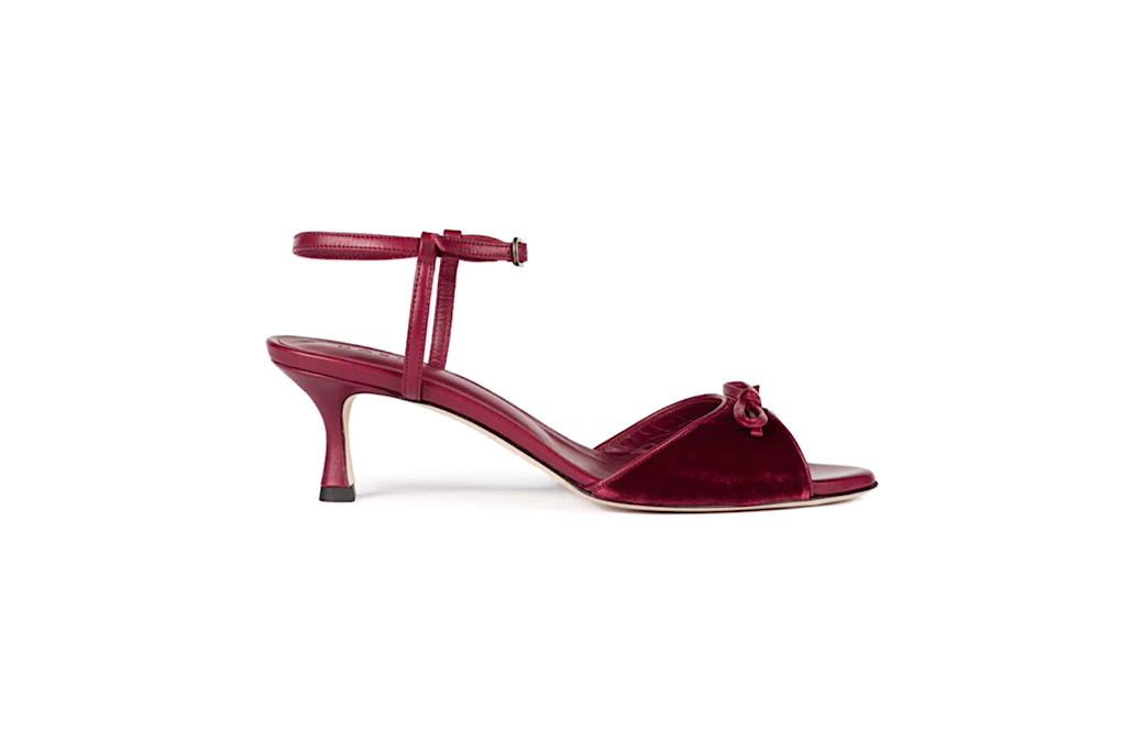 Doen Peep-Toe Kitten Heels