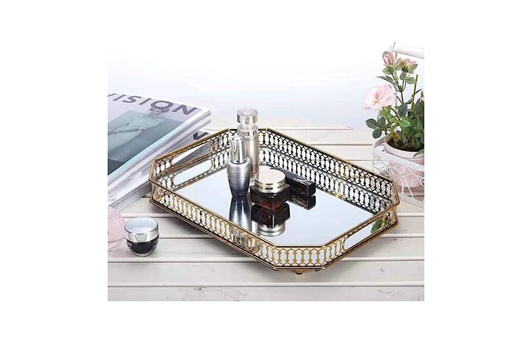 Mirrored Vanity Tray