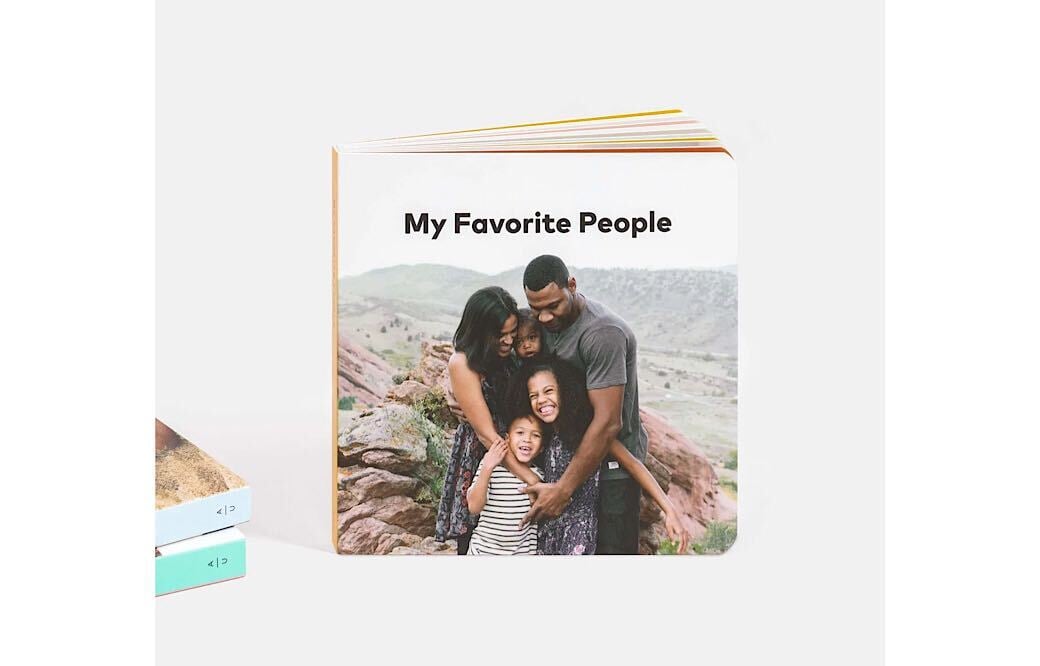 Family Photo Baby Board Book