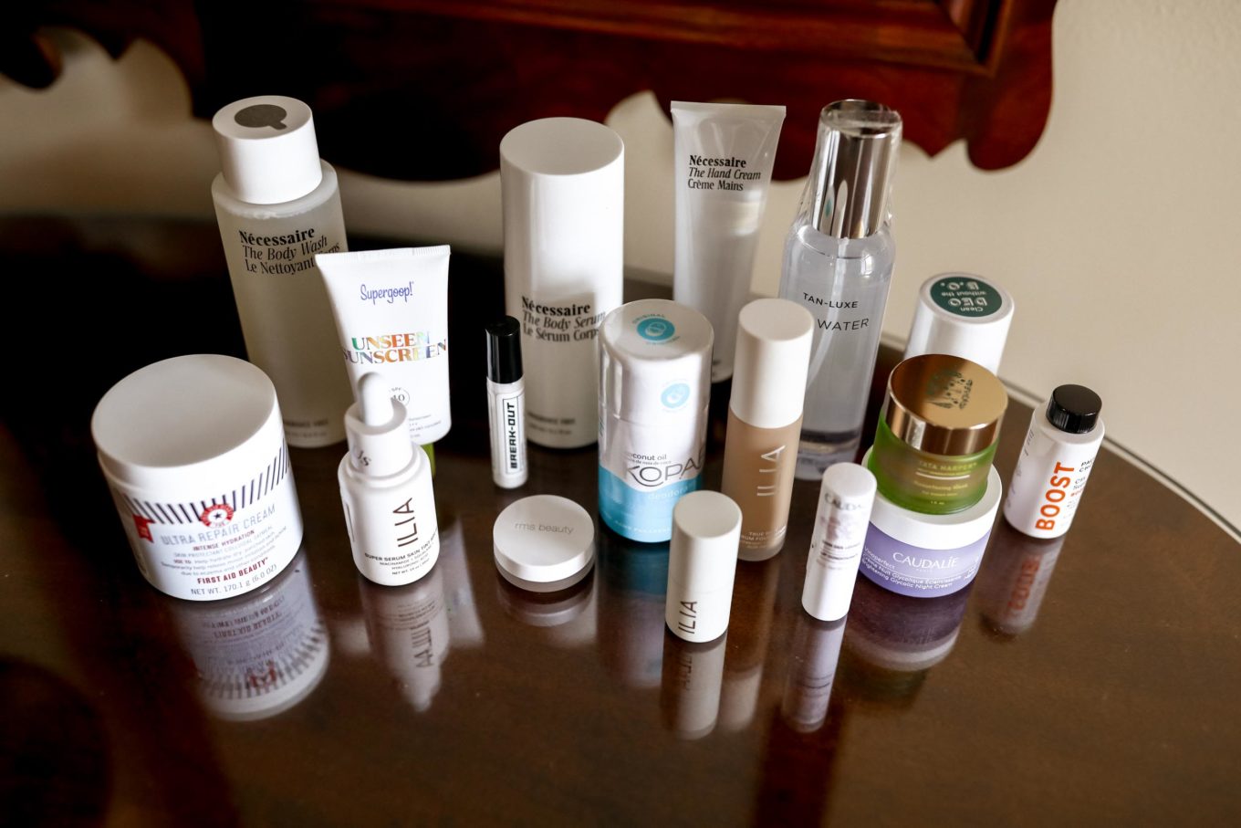 beauty brands for pregnancy and postparum on display